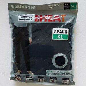 32 DEGREES Women's 2 Pack Base Layer Pants NIP Size XL